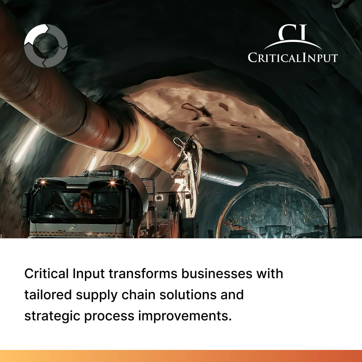 Critical Input transforms businesses with tailored supply chain solutions and strategic process improvement.